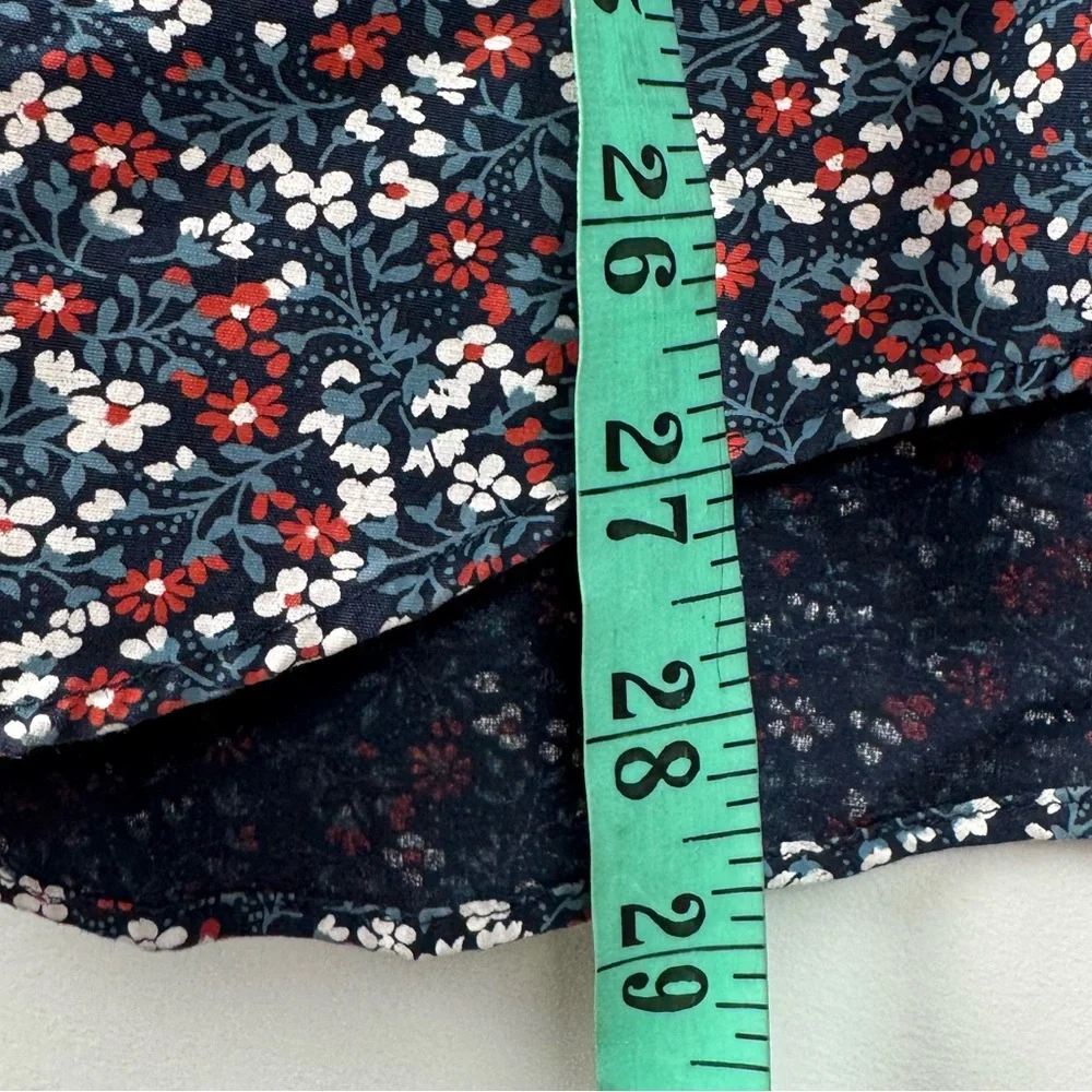 NWT J.Crew Men Floral Organic‎ Cotton Button Down Shirt Size Large